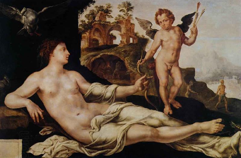 Maarten van Heemskerck Venus and Cupid China oil painting art